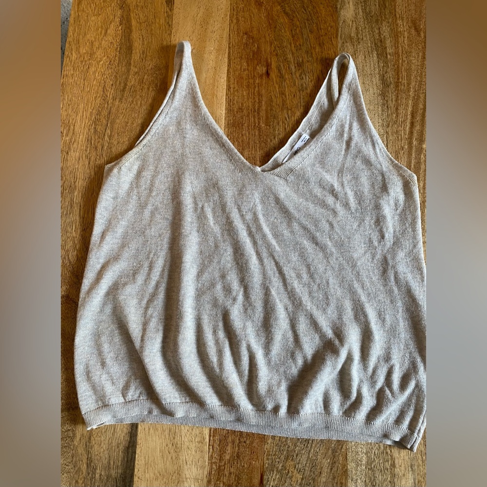 Linen sweater tank Mango